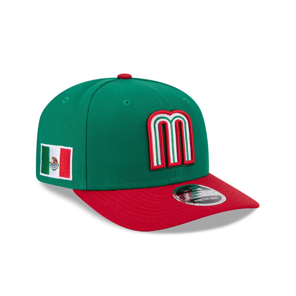 MEXICO Baseball New Era 2026 World Baseball Classic 9Seventy Adjustable Hat - Green/Red