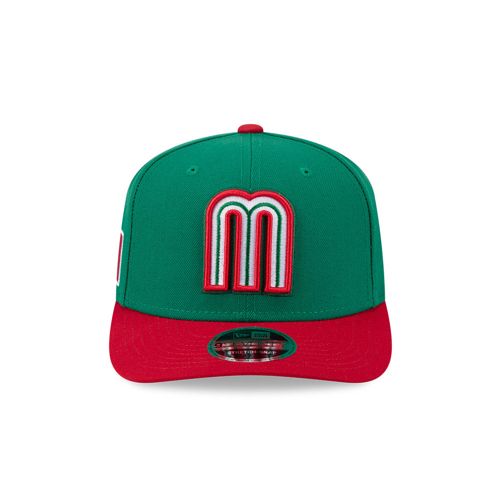 MEXICO Baseball New Era 2026 World Baseball Classic 9Seventy Adjustable Hat - Green/Red