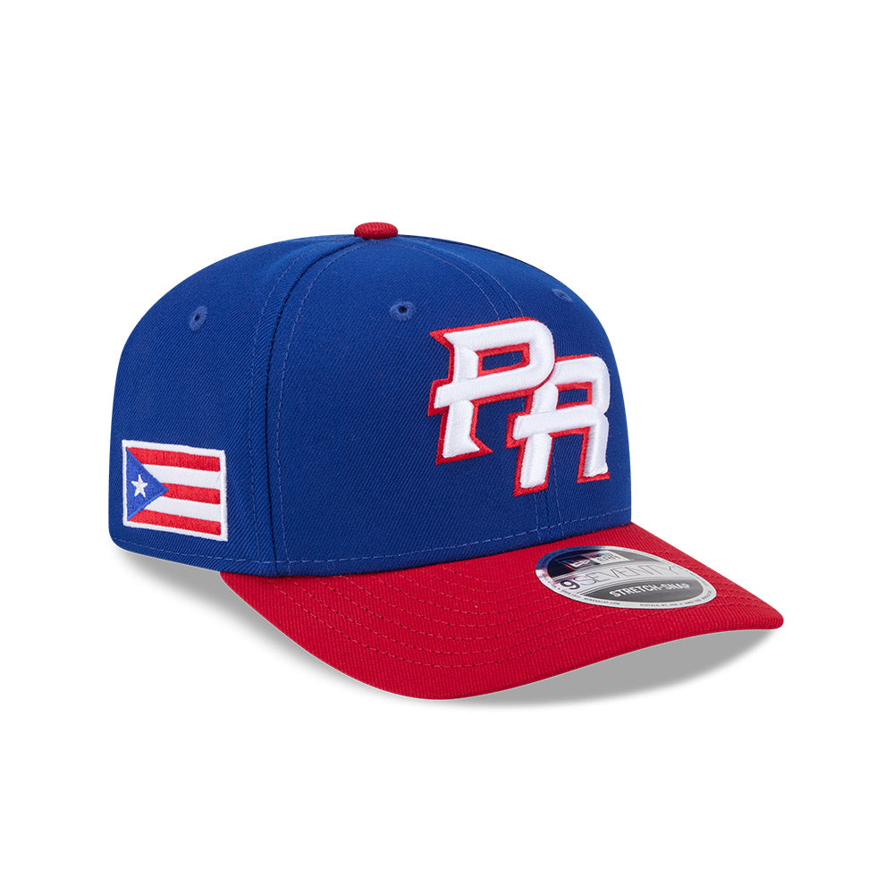 PUERTO RICO Baseball New Era 2026 World Baseball Classic 9Seventy Adjustable Hat - Blue/Red