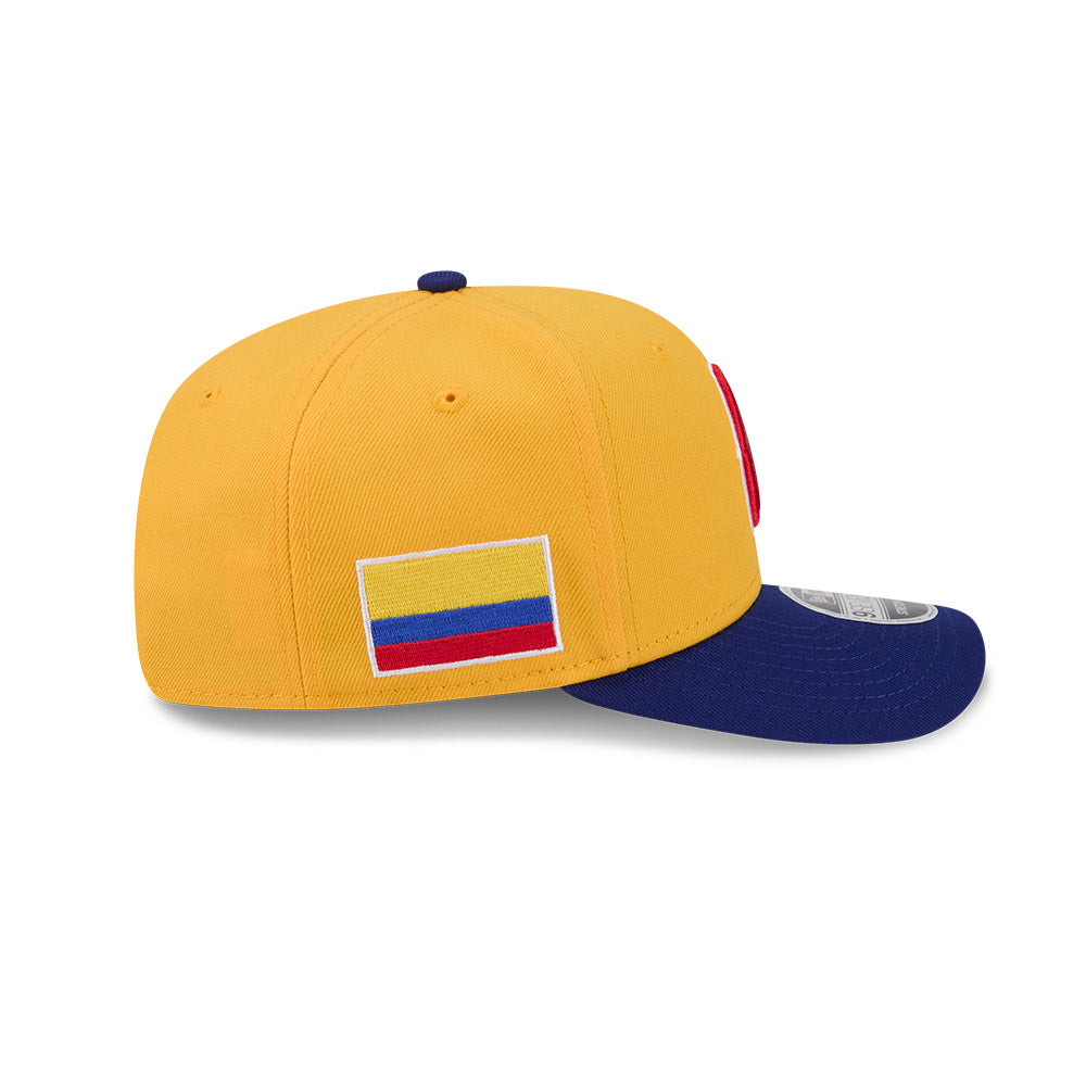 COLOMBIA Baseball New Era 2026 World Baseball Classic 9Seventy Adjustable Hat - Yellow/Blue