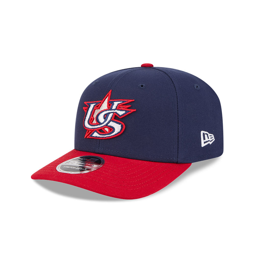 USA Baseball New Era 2026 World Baseball Classic 9Seventy Adjustable Hat - Navy/Red