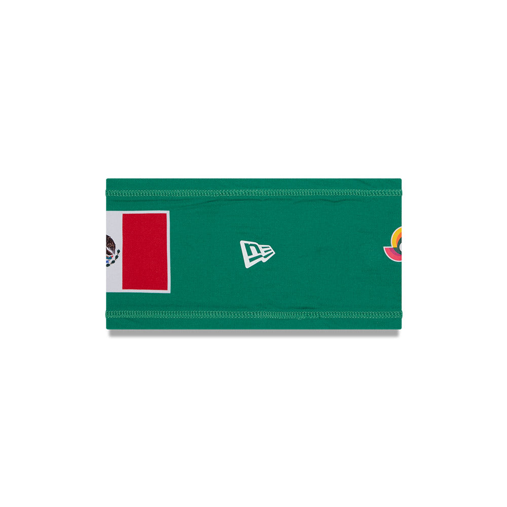 MEXICO Baseball New Era 2026 World Baseball Headband - Green/Red