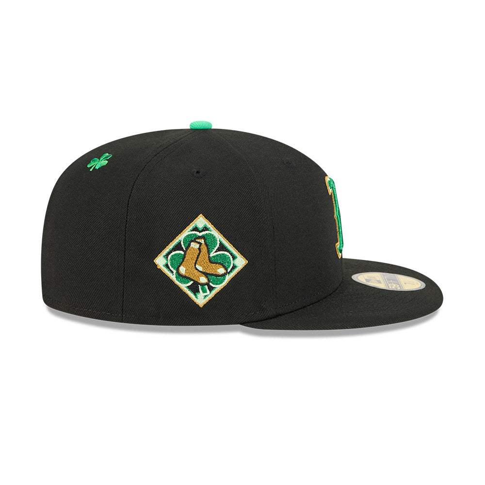 Boston Red Sox New Era 2026 St. Patrick's Day 59FIFTY Fitted Hat - Black