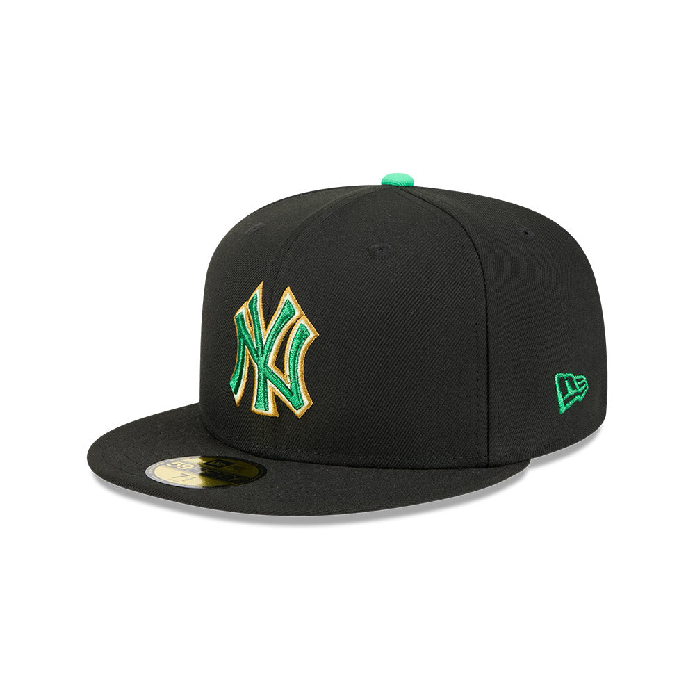 New York Yankees New Era 2026 St. Patrick's Day 59FIFTY Fitted Hat - Black
