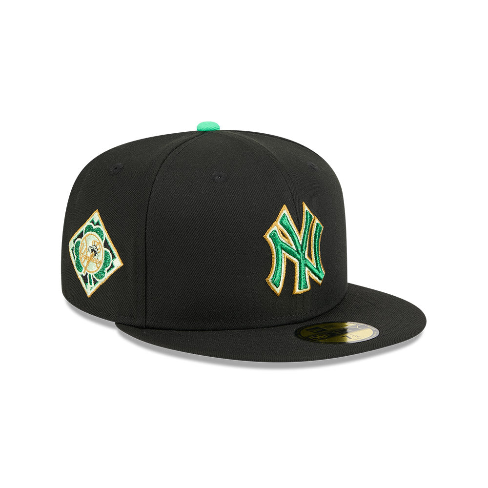 New York Yankees New Era 2026 St. Patrick's Day 59FIFTY Fitted Hat - Black