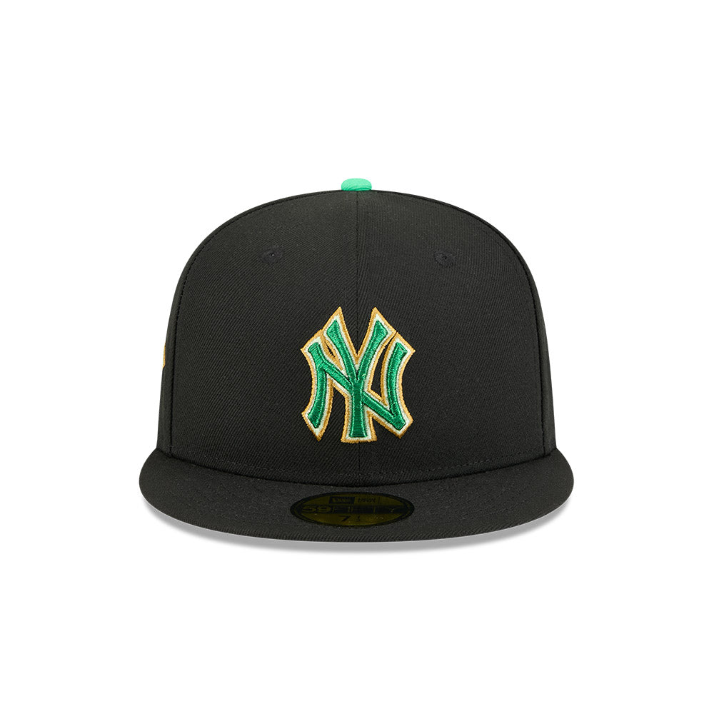 New York Yankees New Era 2026 St. Patrick's Day 59FIFTY Fitted Hat - Black
