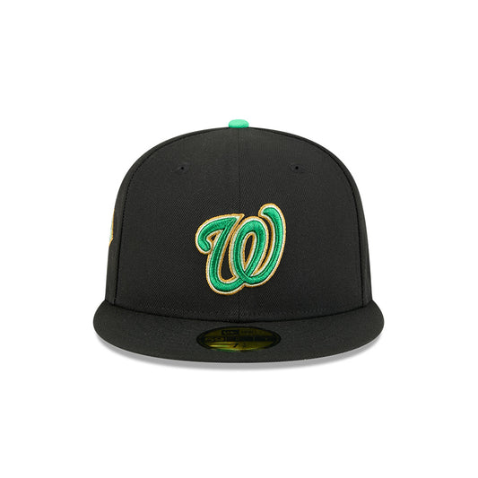 Washington Nationals New Era 2026 St. Patrick's Day 59FIFTY Fitted Hat - Black
