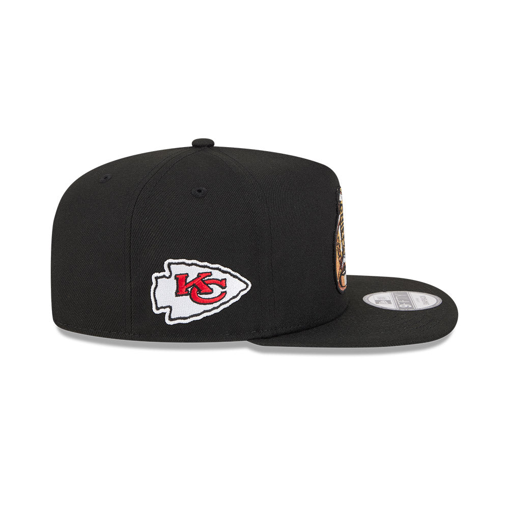 Kansas City Chiefs New Era "RINGS" 9Fifty A-Frame Snapback NFL Hat - Black