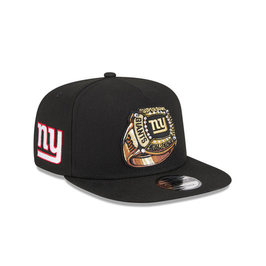 New York Giants New Era "RINGS" 9Fifty A-Frame Snapback NFL Hat - Black
