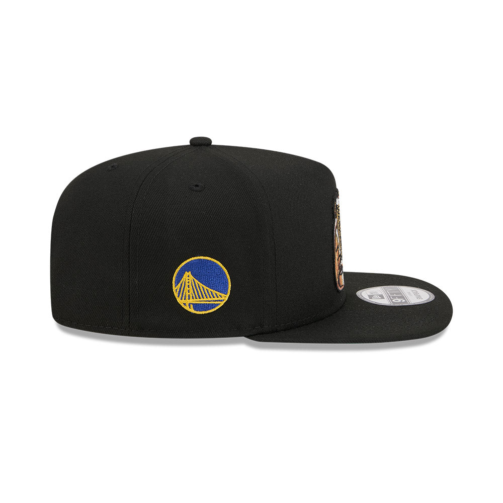 Golden State Warriors New Era "RINGS" 9Fifty A-Frame Snapback NBA Hat - Black