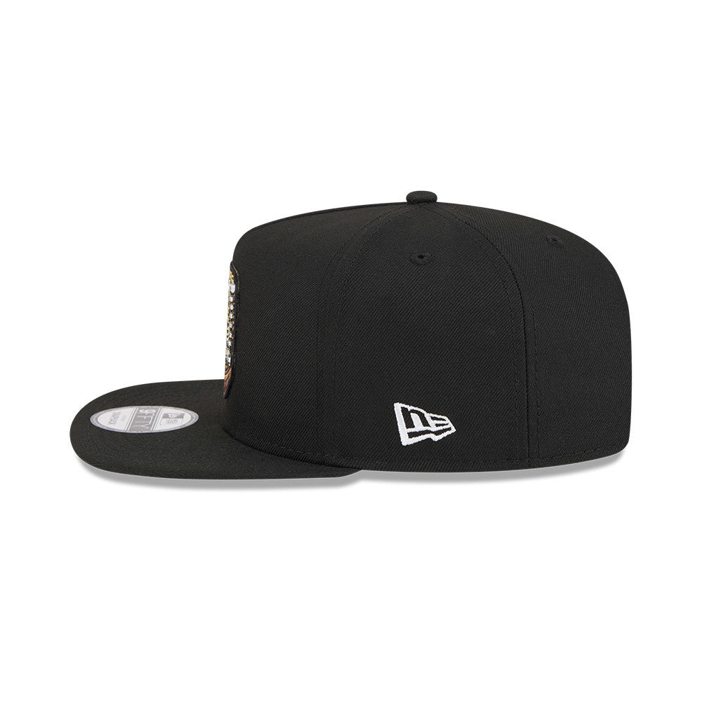 New York Yankees New Era "RINGS" 9Fifty A-Frame Snapback MLB Hat - Black