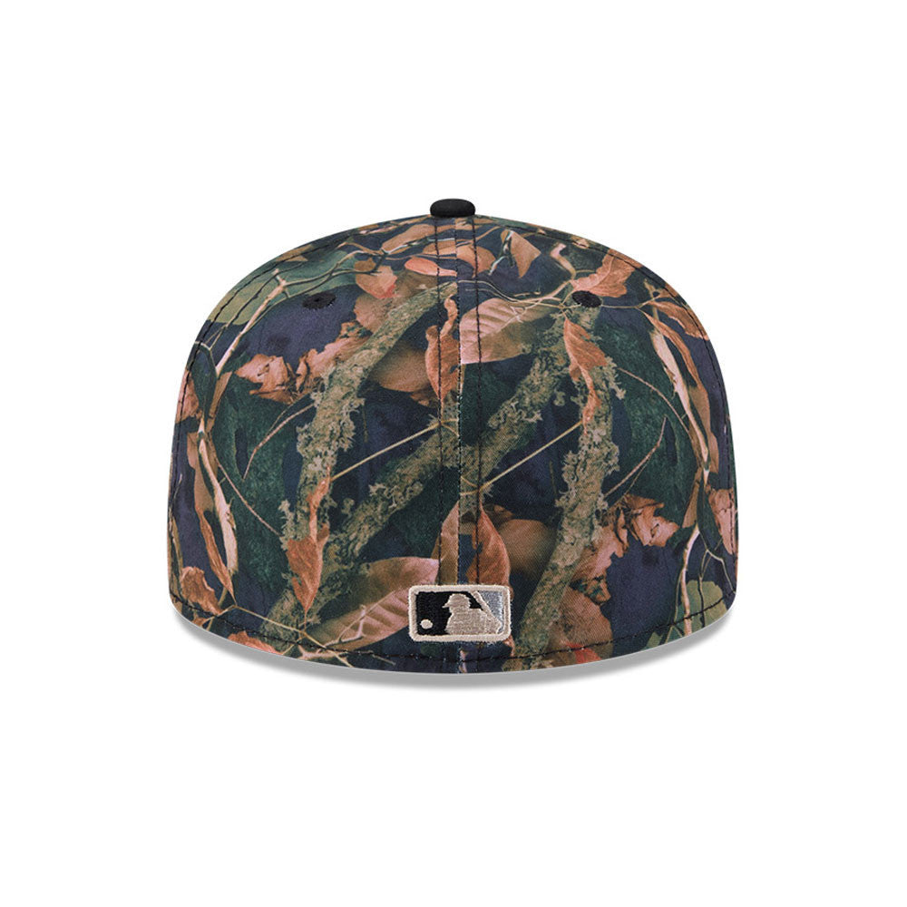 Chicago White Sox MLB LEAVES Exclusive New Era 59Fifty Fitted Hat - Real Leaves/Black