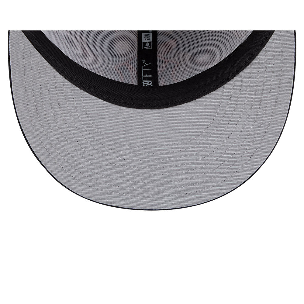 New York Yankees MLB LEAVES Exclusive New Era 59Fifty Fitted Hat - Orange Leaves/Black