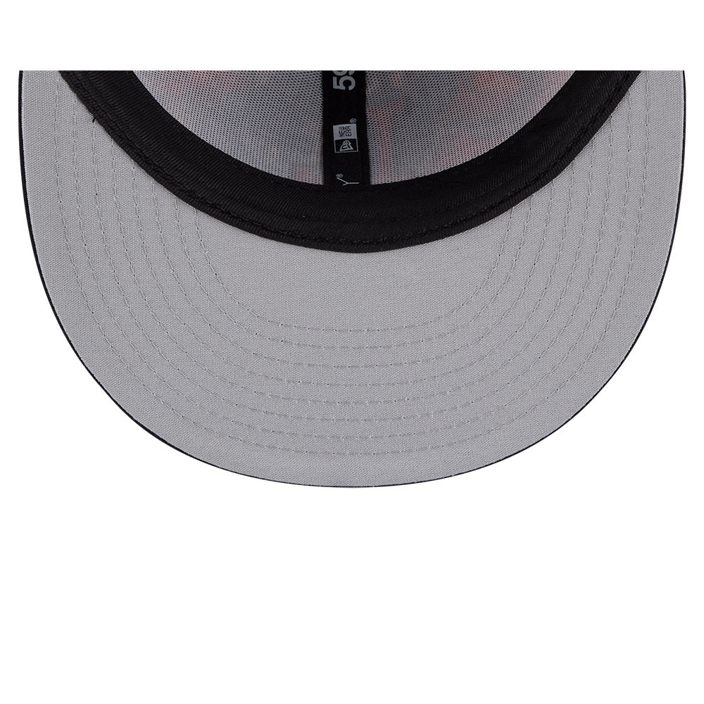 Los Angeles Dodgers MLB LEAVES Exclusive New Era 59Fifty Fitted Hat - Orange Leaves/Black