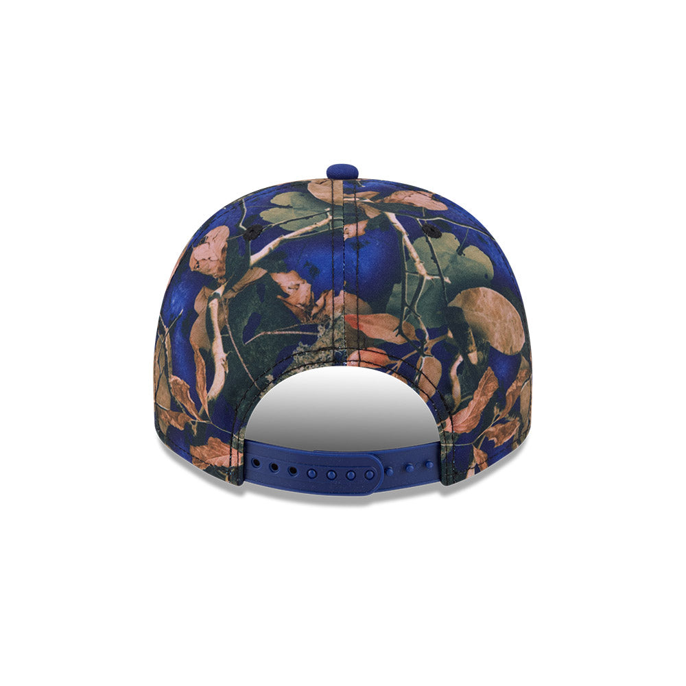 Los Angeles Dodgers MLB LEAVES New Era 9Fifty A-Frame Snapback Hat - Real Leaves/Royal