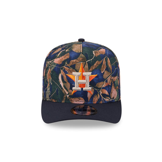 Houston Astros MLB LEAVES New Era 9Fifty A-Frame Snapback Hat - Real Leaves/Navy