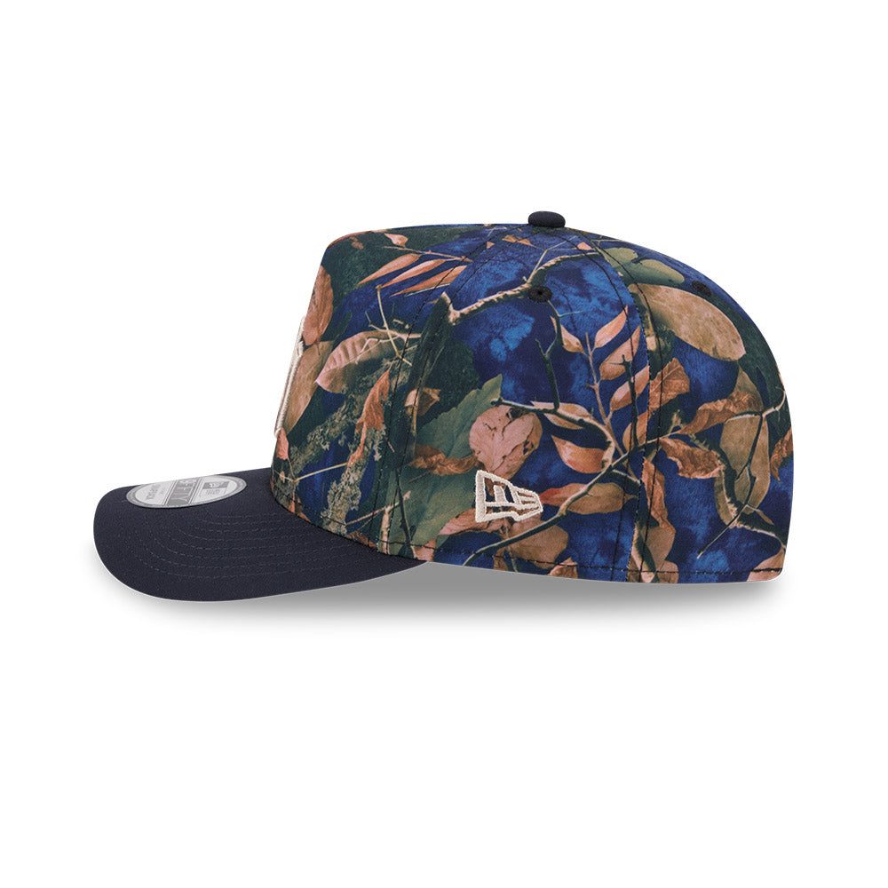 New York Yankees MLB LEAVES New Era 9Fifty A-Frame Snapback Hat - Real Leaves/Navy