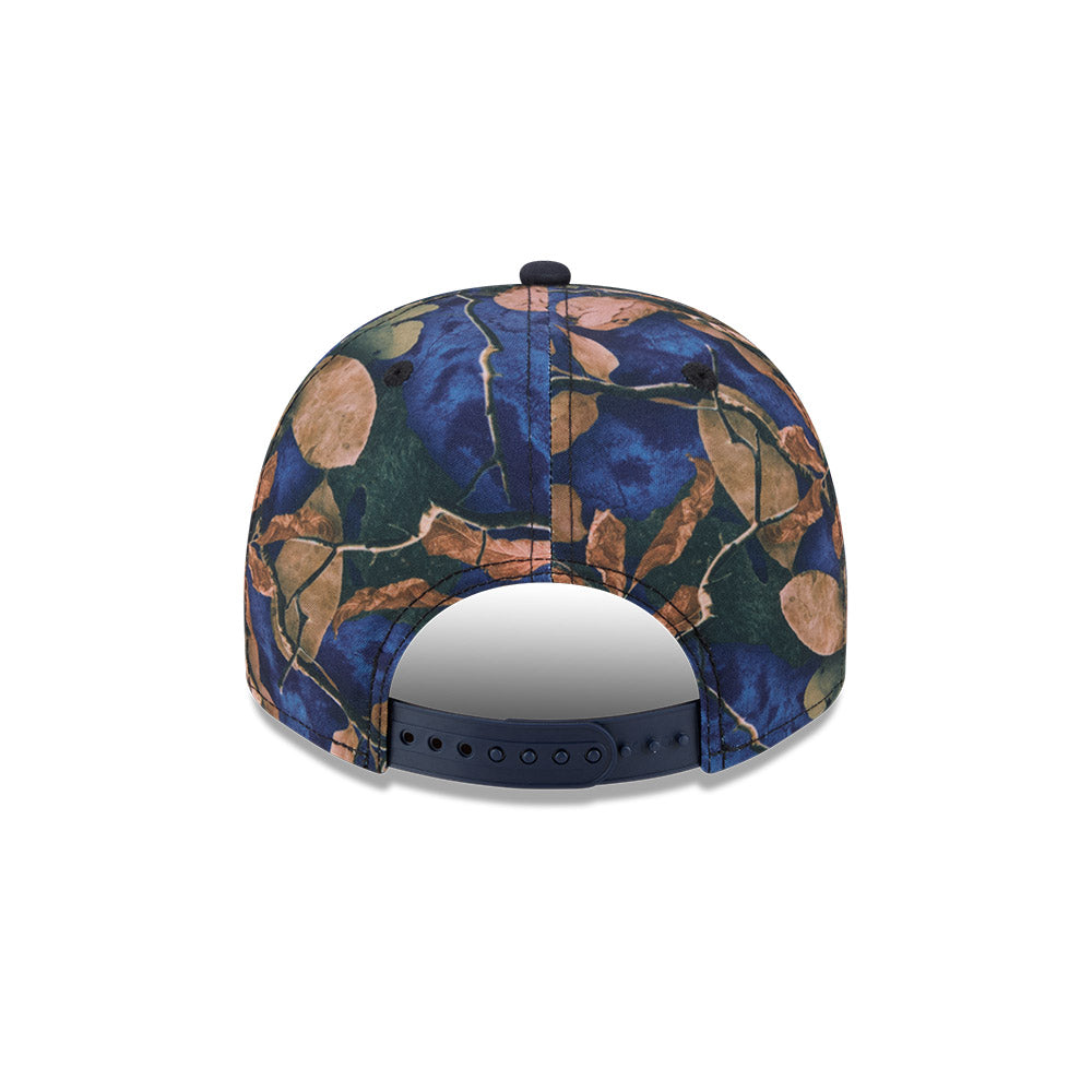 New York Yankees MLB LEAVES New Era 9Fifty A-Frame Snapback Hat - Real Leaves/Navy