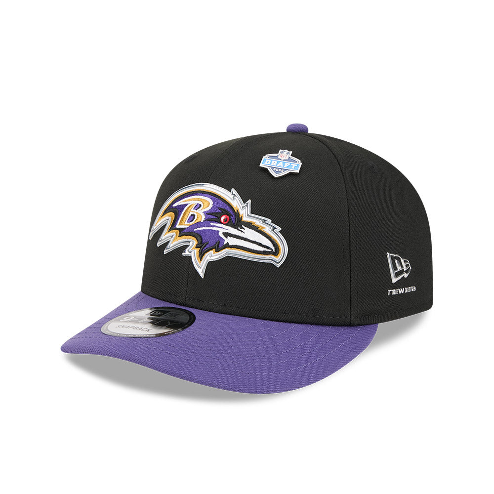 Baltimore Ravens New Era 2026 NFL Draft On Stage Pre-Curved 9FIFTY Snapback Hat - Purple/Black