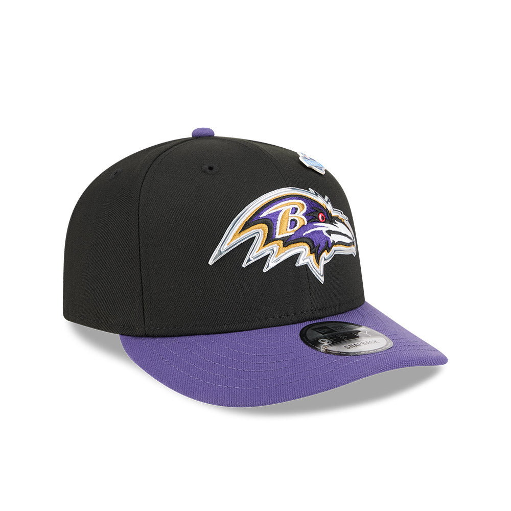 Baltimore Ravens New Era 2026 NFL Draft On Stage Pre-Curved 9FIFTY Snapback Hat - Purple/Black