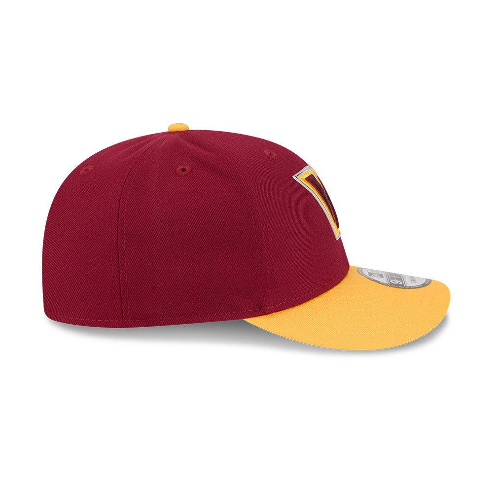Washington Commanders New Era 2026 NFL Draft On Stage Pre-Curved 9FIFTY Snapback Hat - Burgundy/Gold