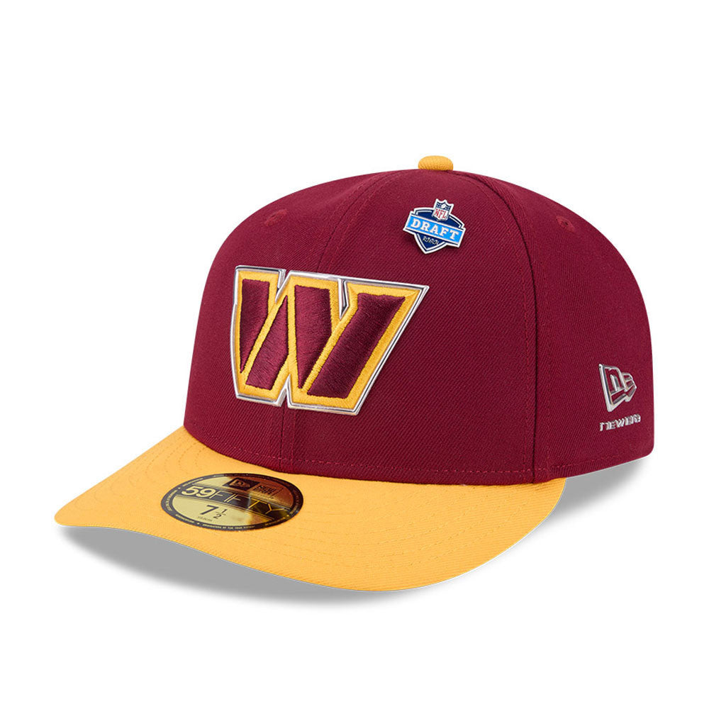 Washington Commanders New Era 2026 NFL Draft On-Stage 59FIFTY Fitted Hat - Burgundy/Yellow