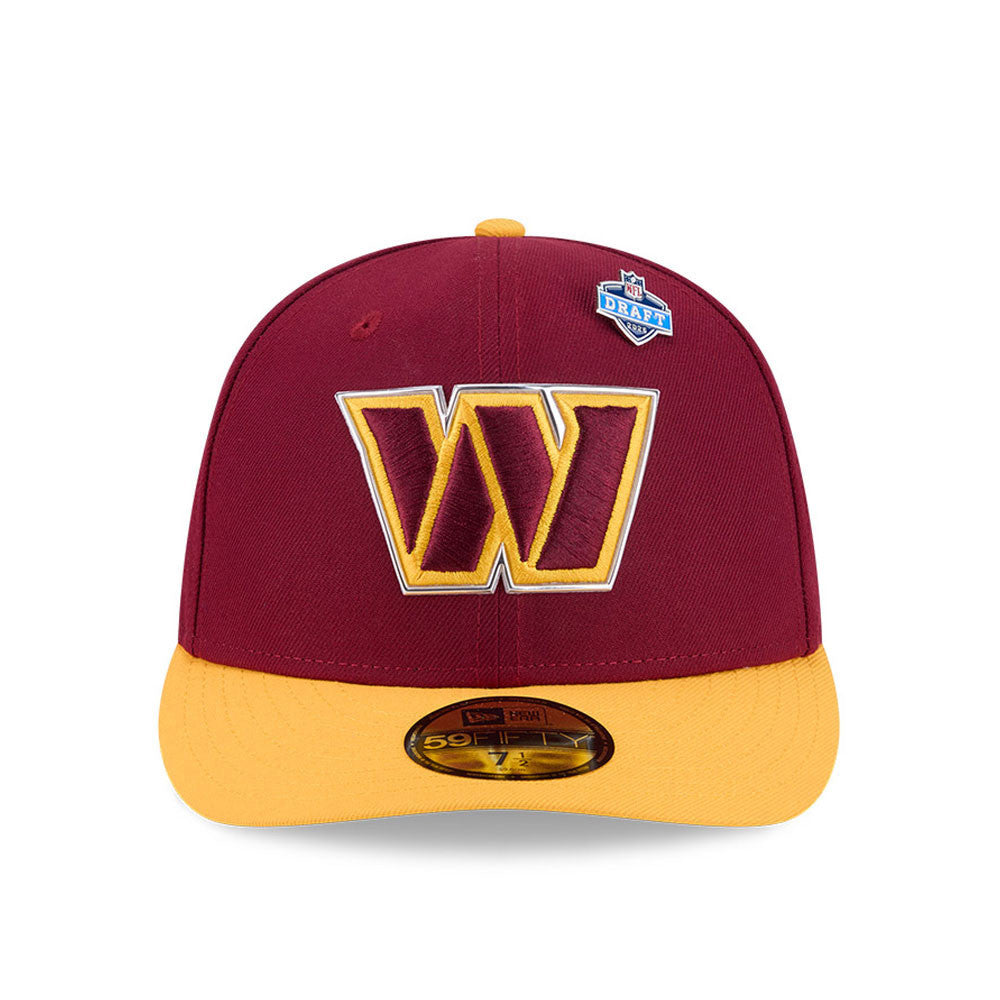 Washington Commanders New Era 2026 NFL Draft On-Stage 59FIFTY Fitted Hat - Burgundy/Yellow