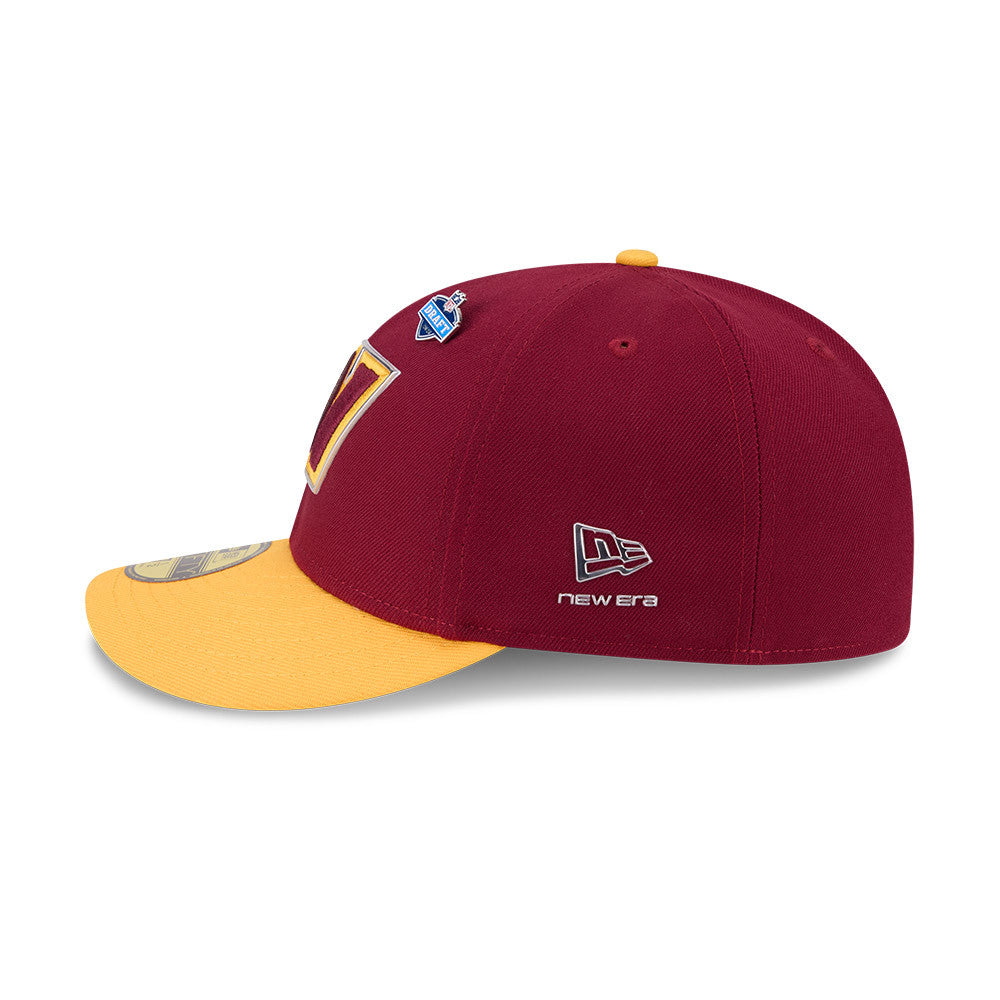 Washington Commanders New Era 2026 NFL Draft On-Stage 59FIFTY Fitted Hat - Burgundy/Yellow