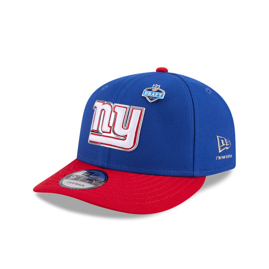 New York Giants New Era 2026 NFL Draft On Stage Pre-Curved 9FIFTY Snapback Hat - Royal/Red