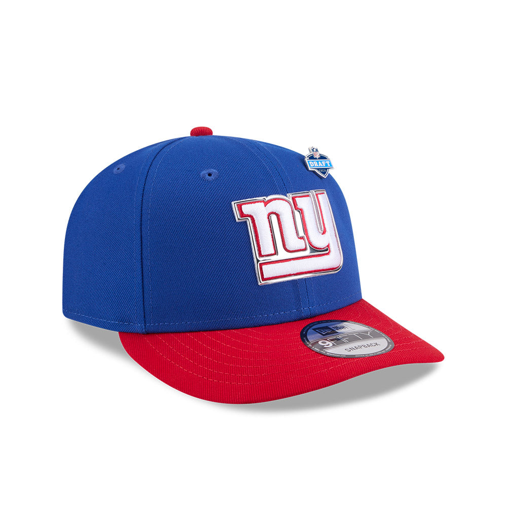 New York Giants New Era 2026 NFL Draft On Stage Pre-Curved 9FIFTY Snapback Hat - Royal/Red