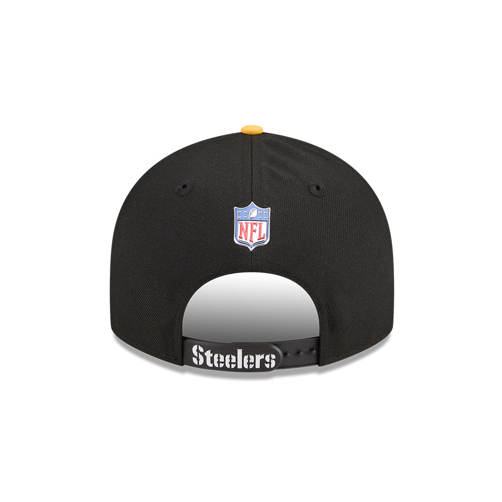 Pittsburgh Steelers New Era 2026 NFL Draft On Stage Pre-Curved 9FIFTY Snapback Hat - Black/Yellow