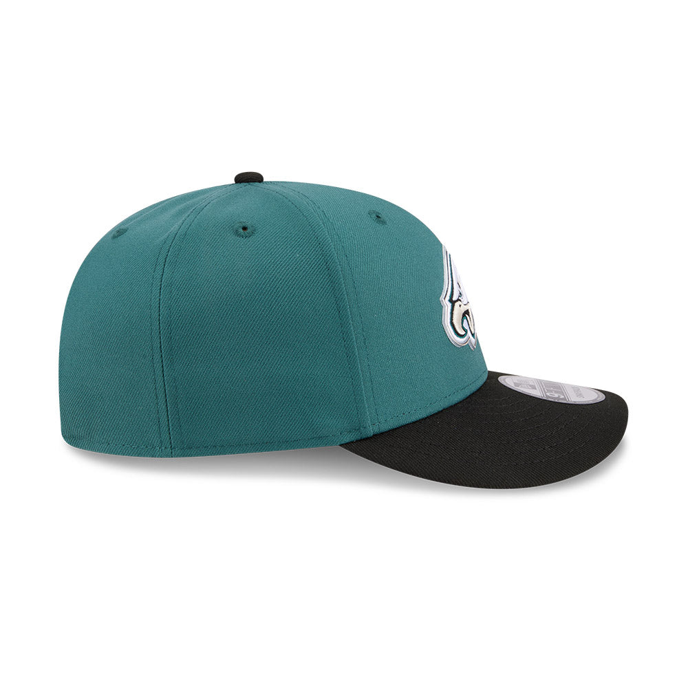 Philadelphia Eagles New Era 2026 NFL Draft On Stage Pre-Curved 9FIFTY Snapback Hat - Midnight Green/Black