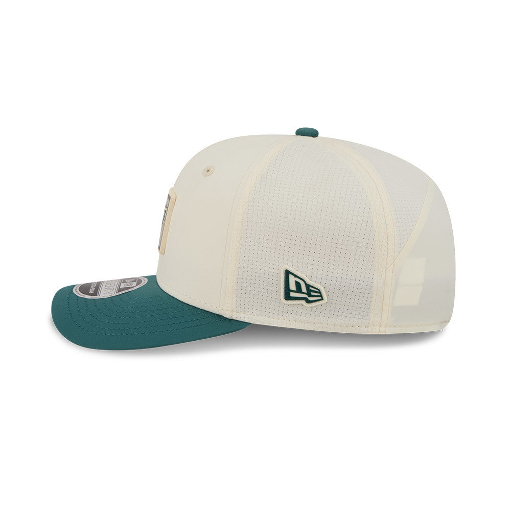 Philadelphia Eagles New Era 2026 NFL Training Camp 9SEVENTY Adjustable Hat - Cream/Kelly