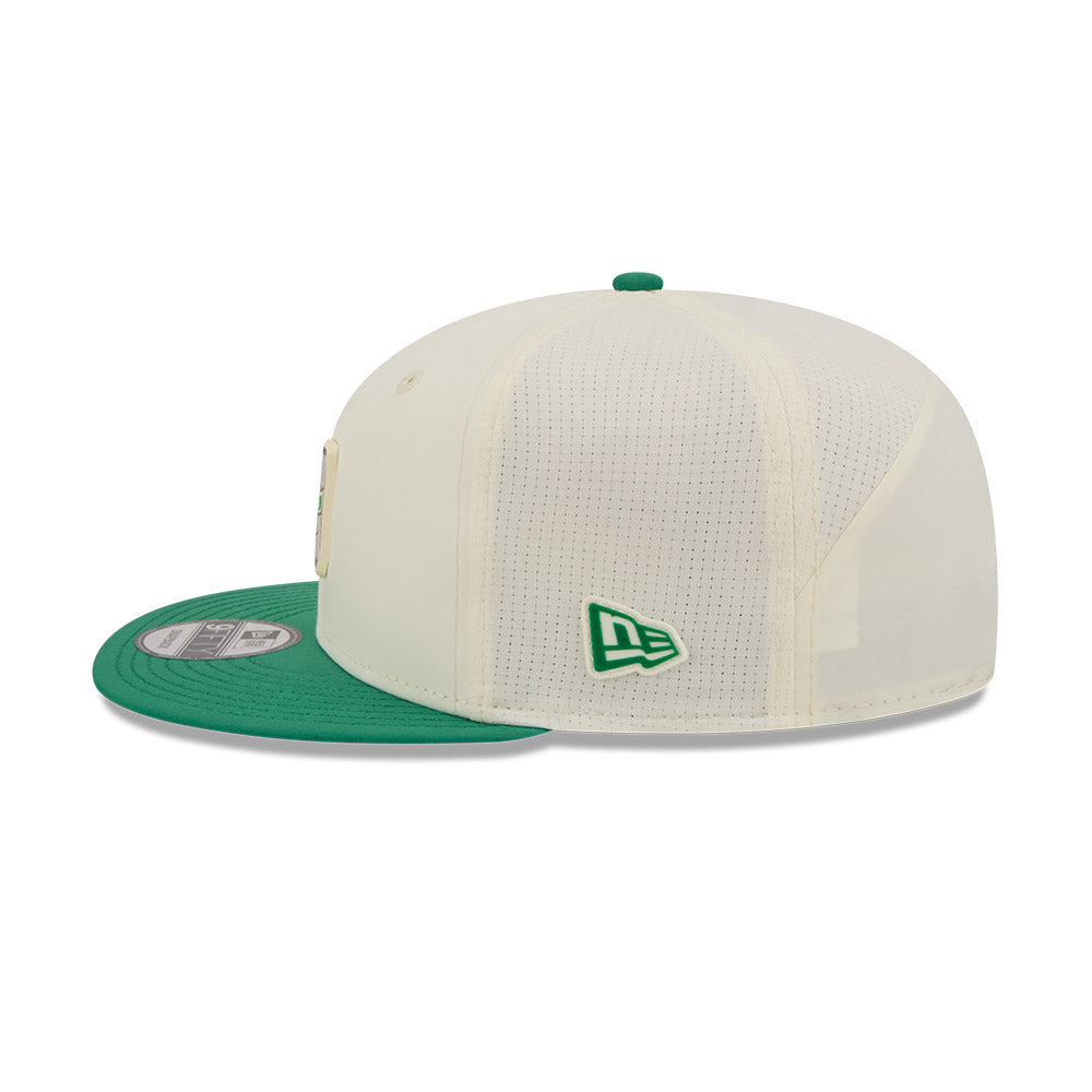 Philadelphia Eagles New Era 2026 NFL Training Camp 9FIFTY Adjustable Hat - Cream/Kelly
