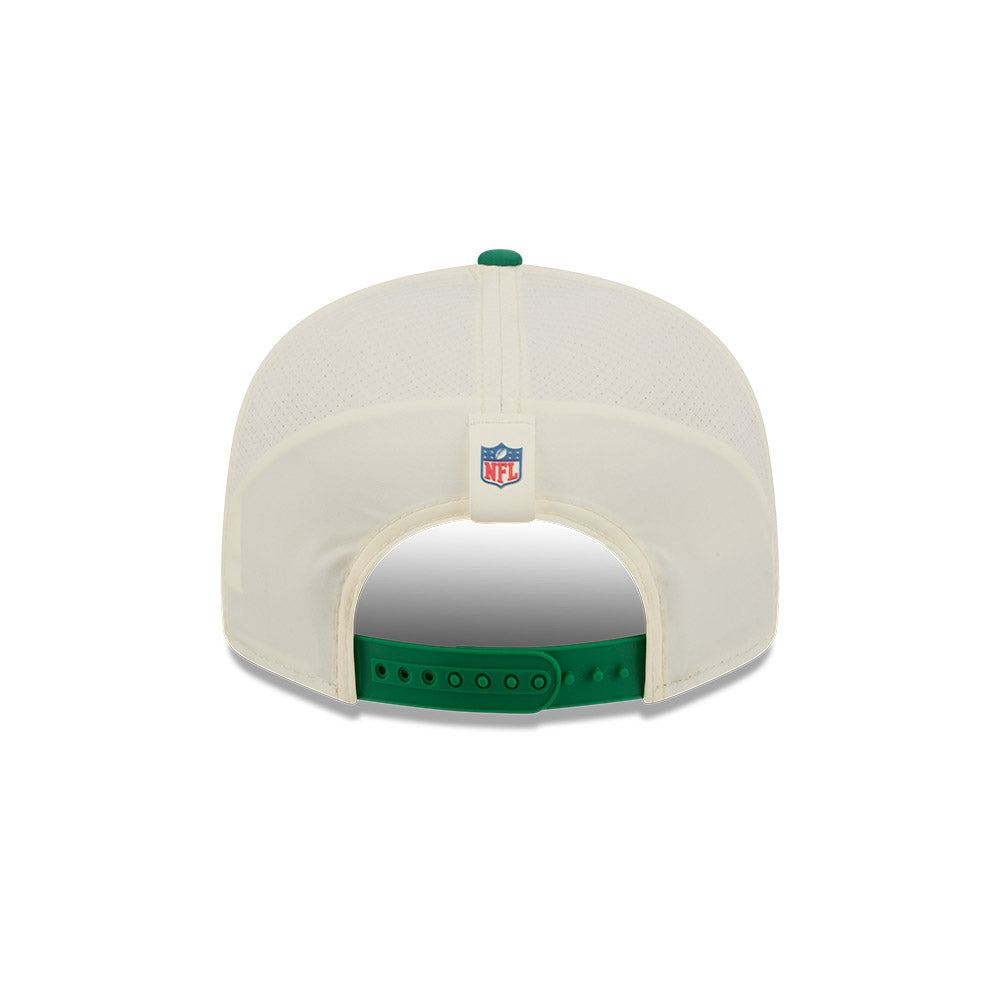 Philadelphia Eagles New Era 2026 NFL Training Camp 9FIFTY Adjustable Hat - Cream/Kelly