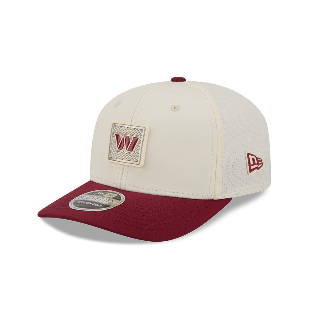 Washington Commanders New Era 2026 NFL Training Camp 9SEVENTY Adjustable Hat - Cream/Burgundy