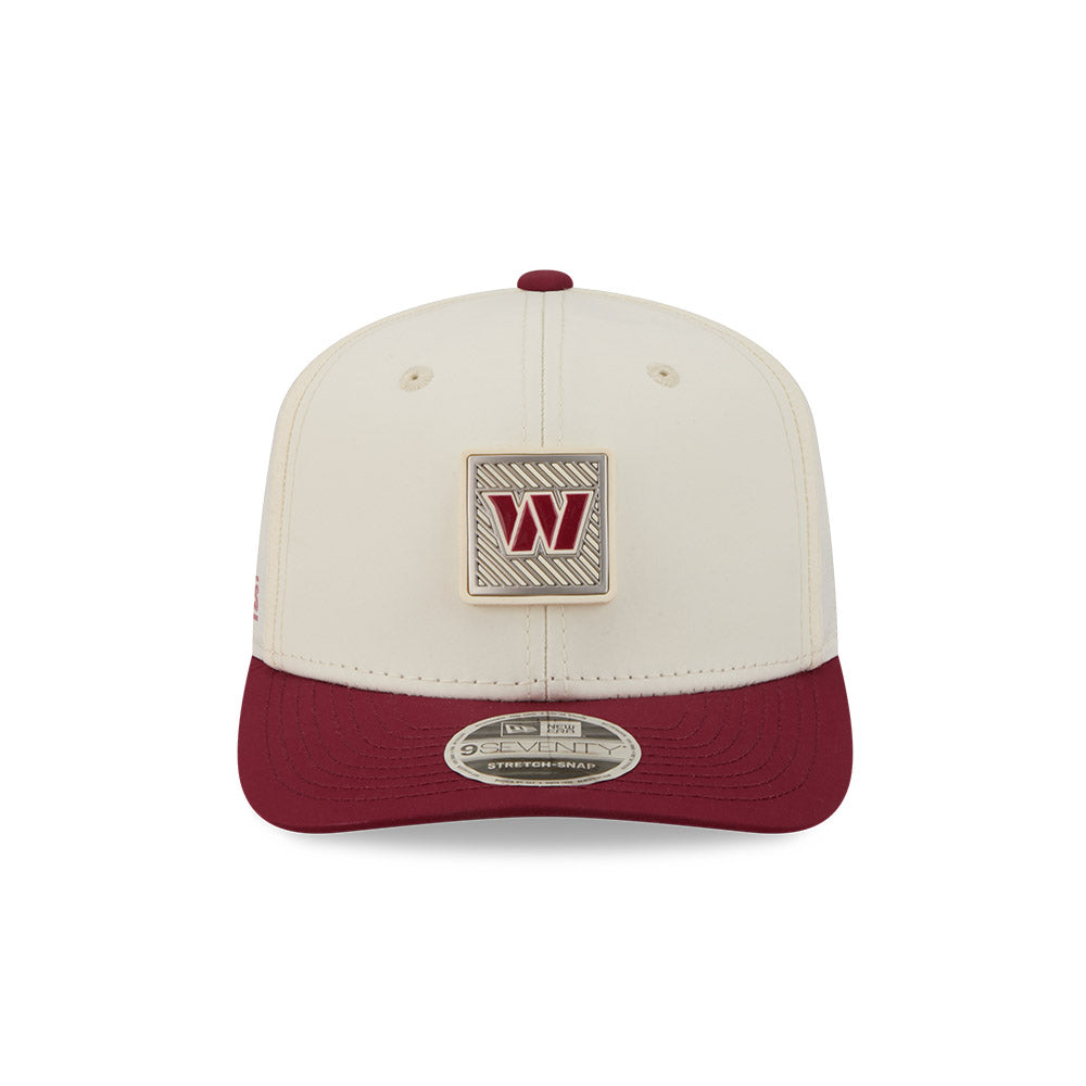 Washington Commanders New Era 2026 NFL Training Camp 9SEVENTY Adjustable Hat - Cream/Burgundy