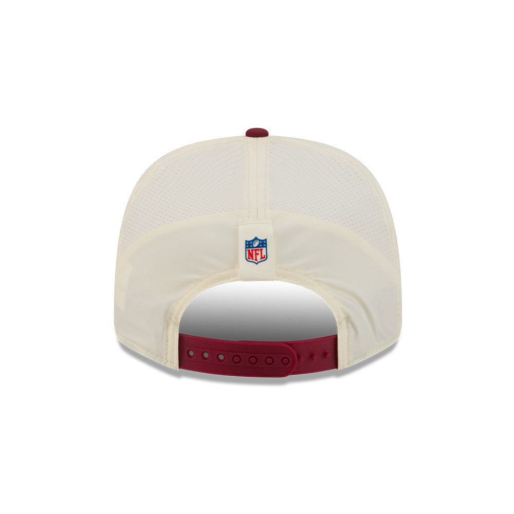 Washington Commanders New Era 2026 NFL Training Camp 9SEVENTY Adjustable Hat - Cream/Burgundy