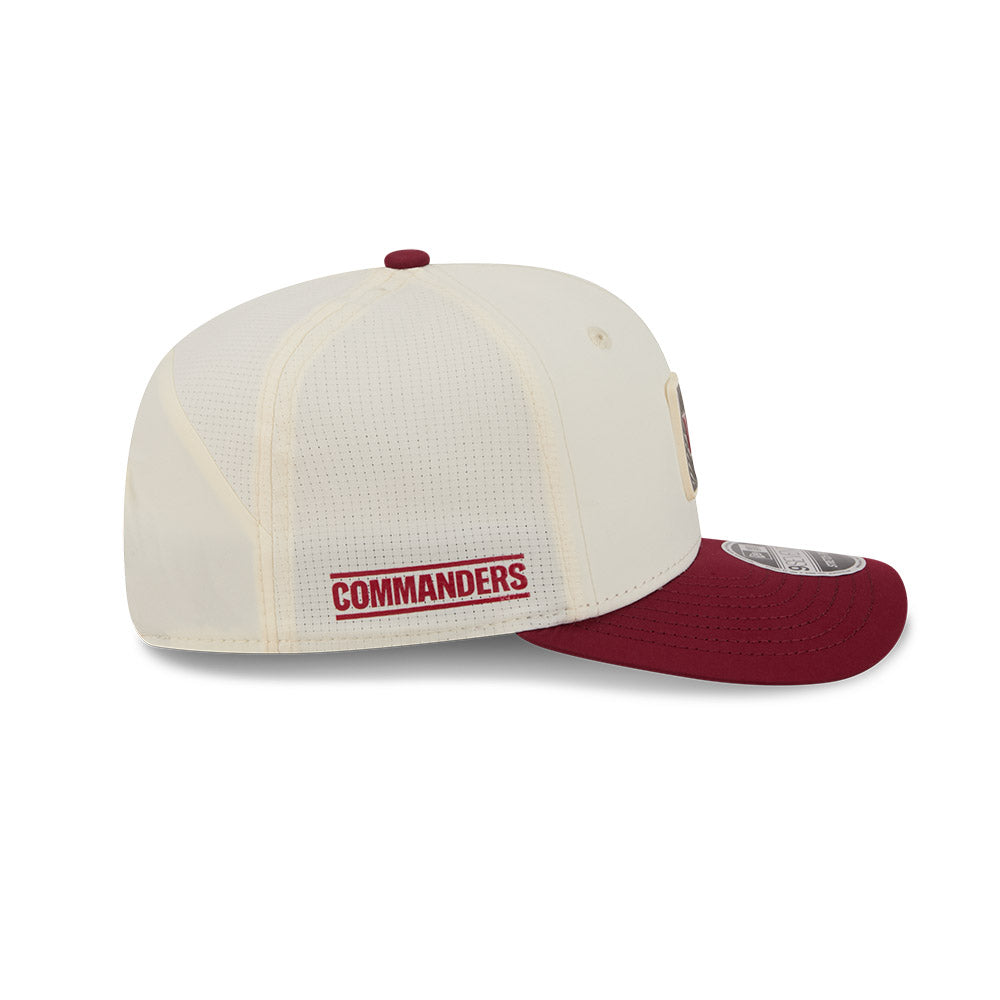 Washington Commanders New Era 2026 NFL Training Camp 9SEVENTY Adjustable Hat - Cream/Burgundy