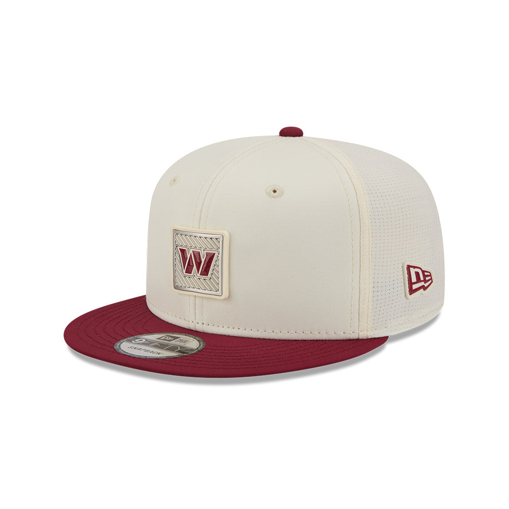 Washington Commanders New Era 2026 NFL Training Camp 9FIFTY Adjustable Hat - Cream/Burgundy