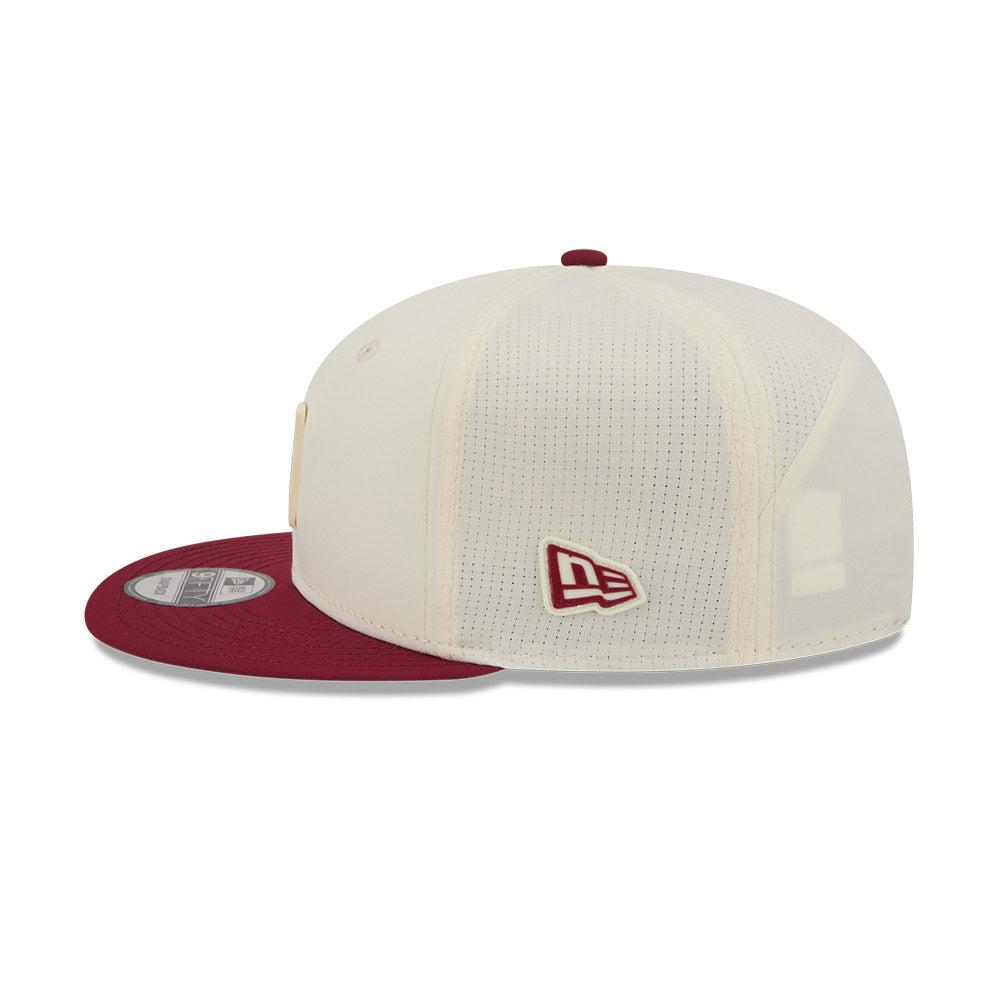 Washington Commanders New Era 2026 NFL Training Camp 9FIFTY Adjustable Hat - Cream/Burgundy