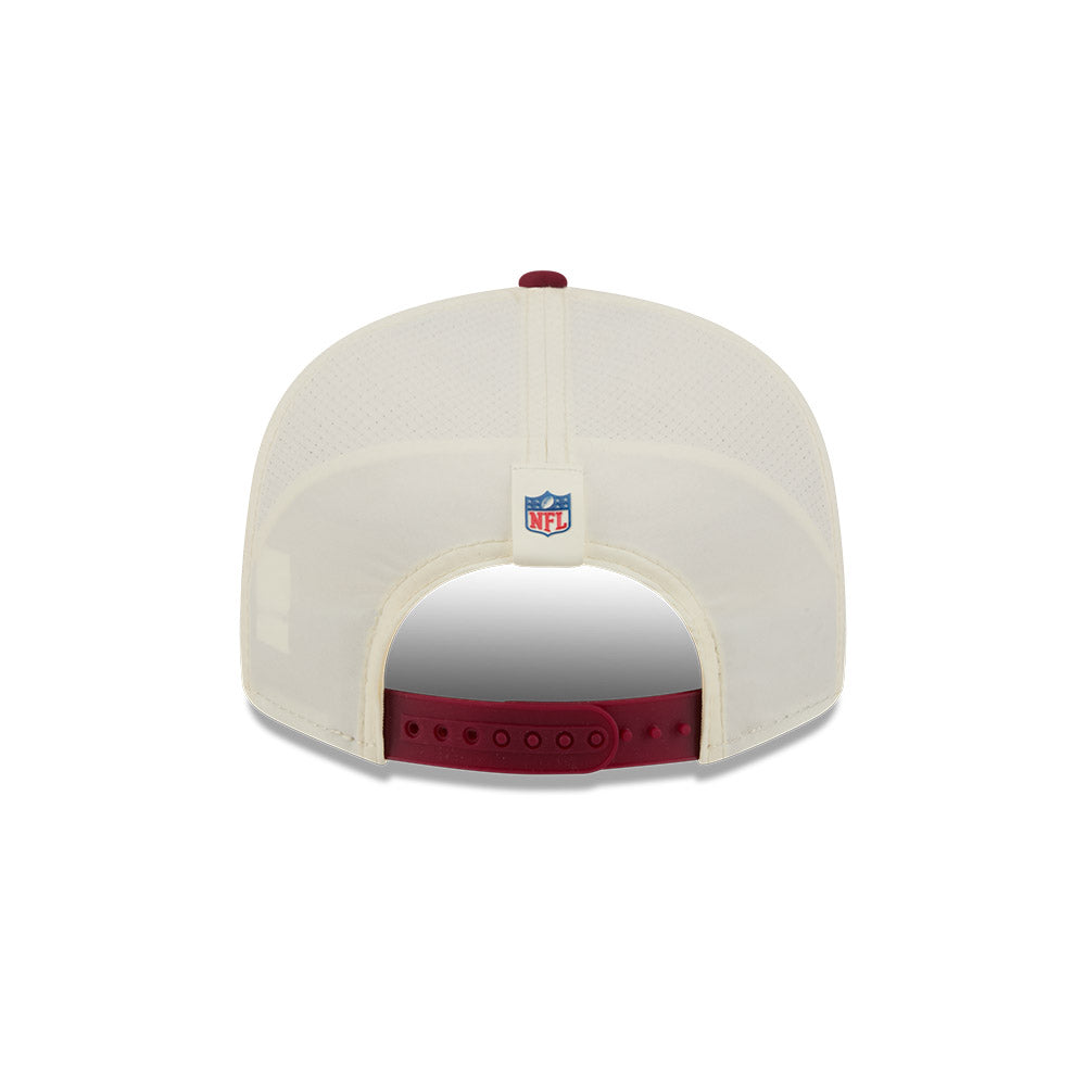 Washington Commanders New Era 2026 NFL Training Camp 9FIFTY Adjustable Hat - Cream/Burgundy