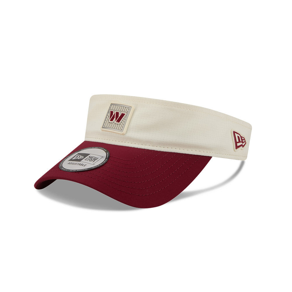 Washington Commanders New Era 2026 NFL Training Camp Official Team Visor - Cream