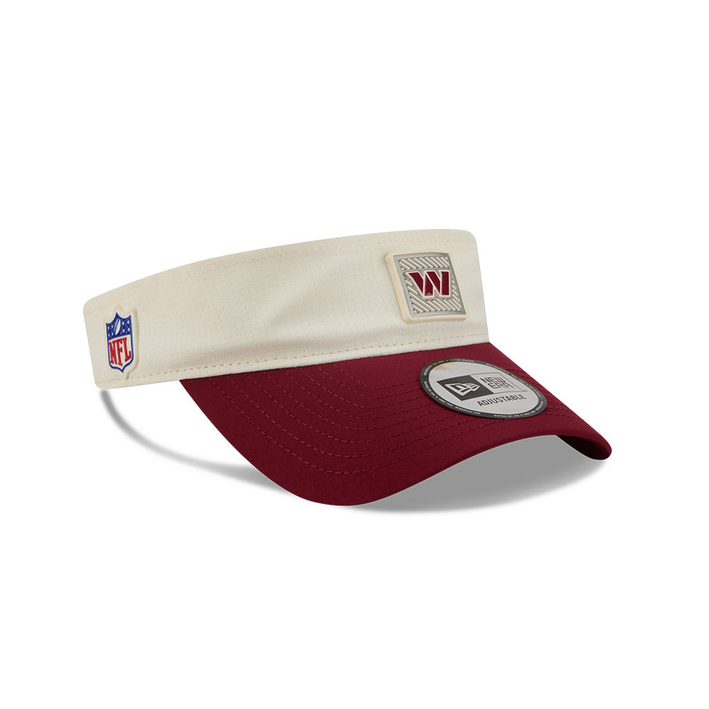 Washington Commanders New Era 2026 NFL Training Camp Official Team Visor - Cream