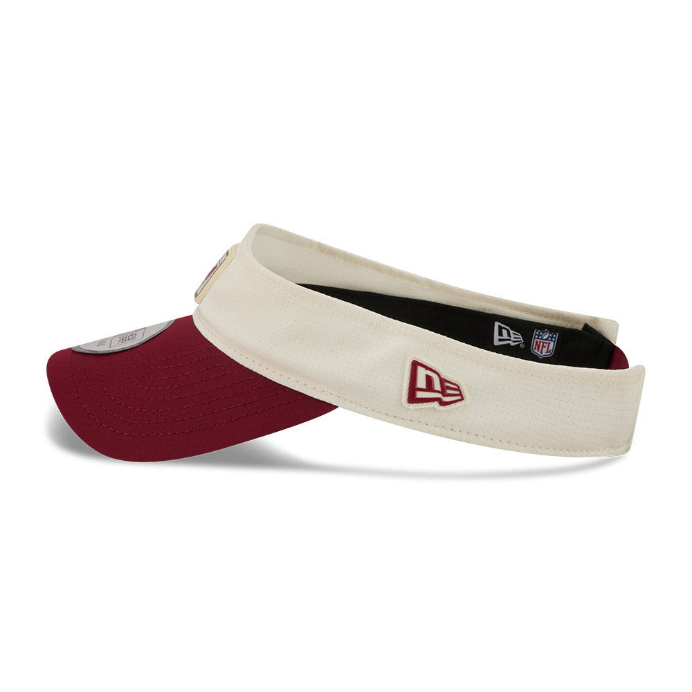 Washington Commanders New Era 2026 NFL Training Camp Official Team Visor - Cream