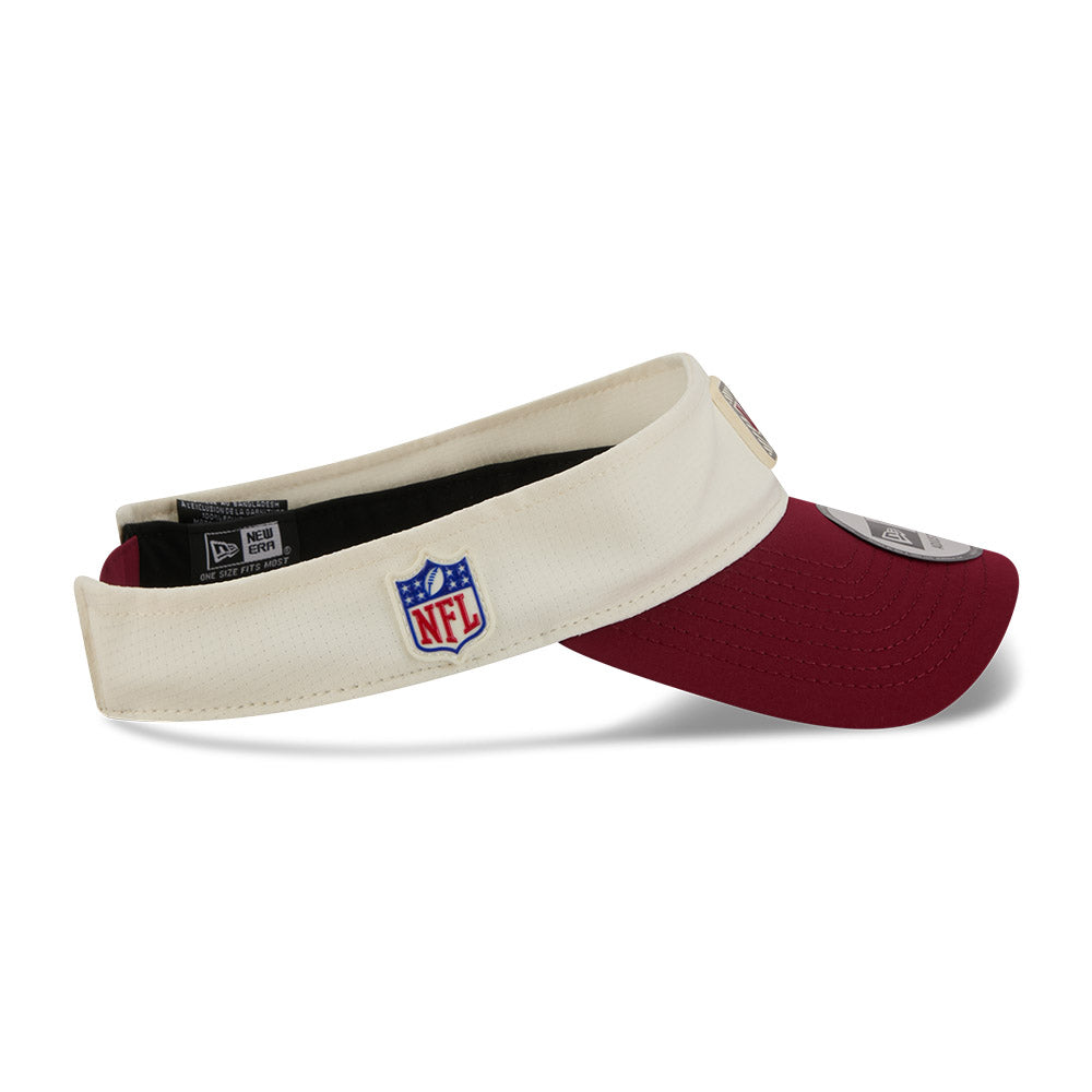 Washington Commanders New Era 2026 NFL Training Camp Official Team Visor - Cream