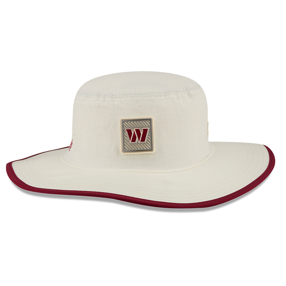 Washington Commanders New Era 2026 NFL Training Camp Panama Bucket Hat - Cream