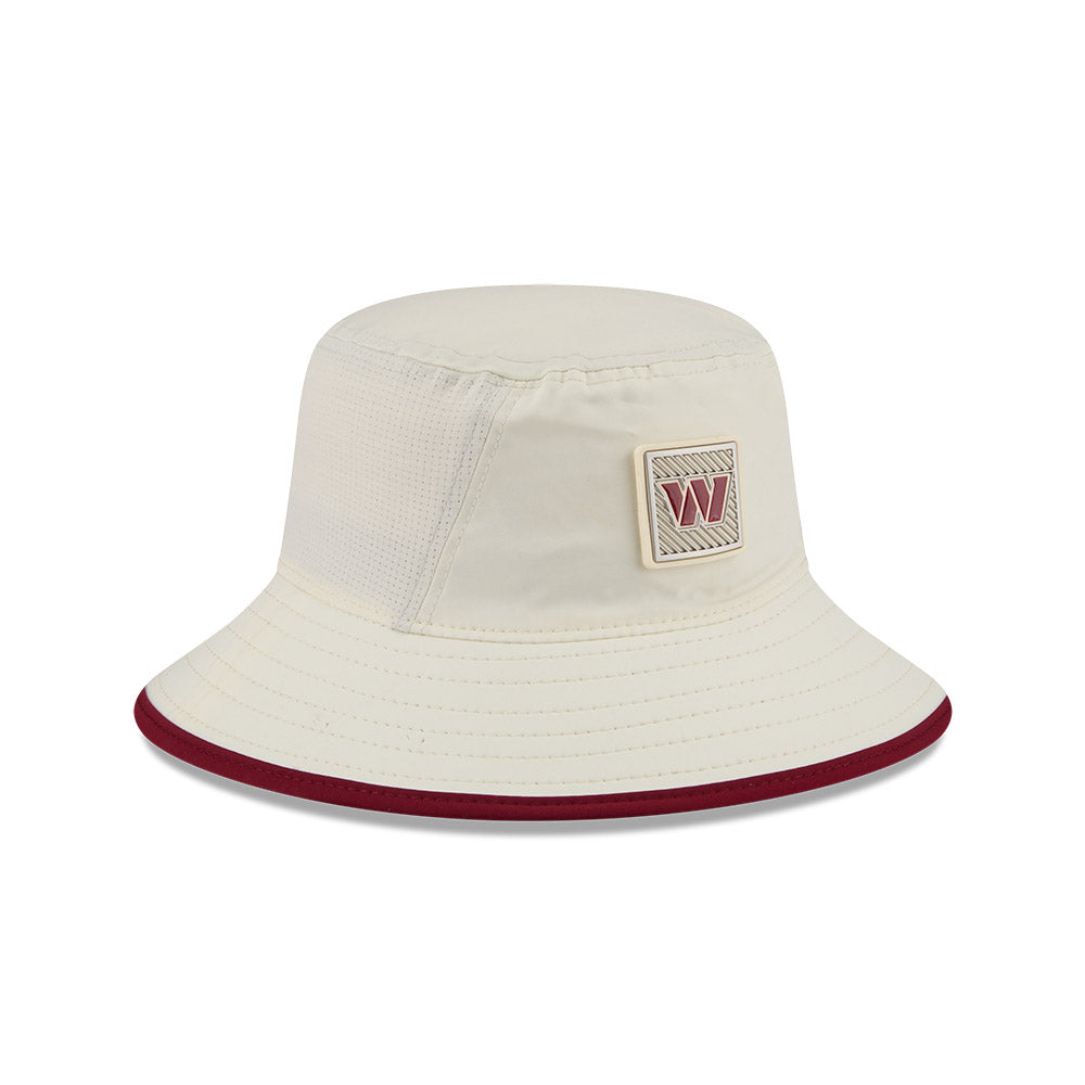 Washington Commanders New Era 2026 NFL Training Camp Sport Bucket Hat - Cream