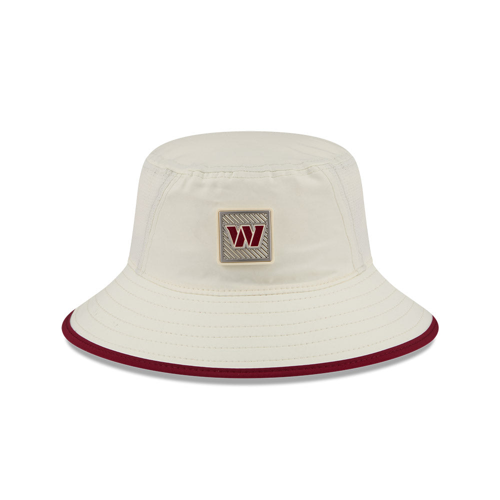 Washington Commanders New Era 2026 NFL Training Camp Sport Bucket Hat - Cream