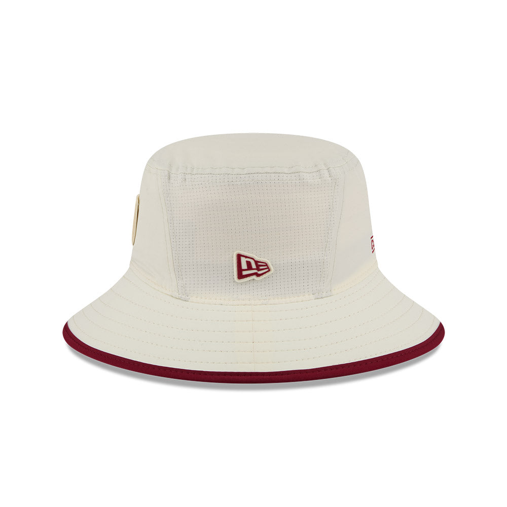 Washington Commanders New Era 2026 NFL Training Camp Sport Bucket Hat - Cream